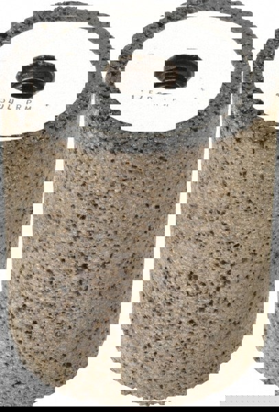 Abrasive Square Tip Plug: Type 18, Very Coarse, 5/8-11 Arbor Hole